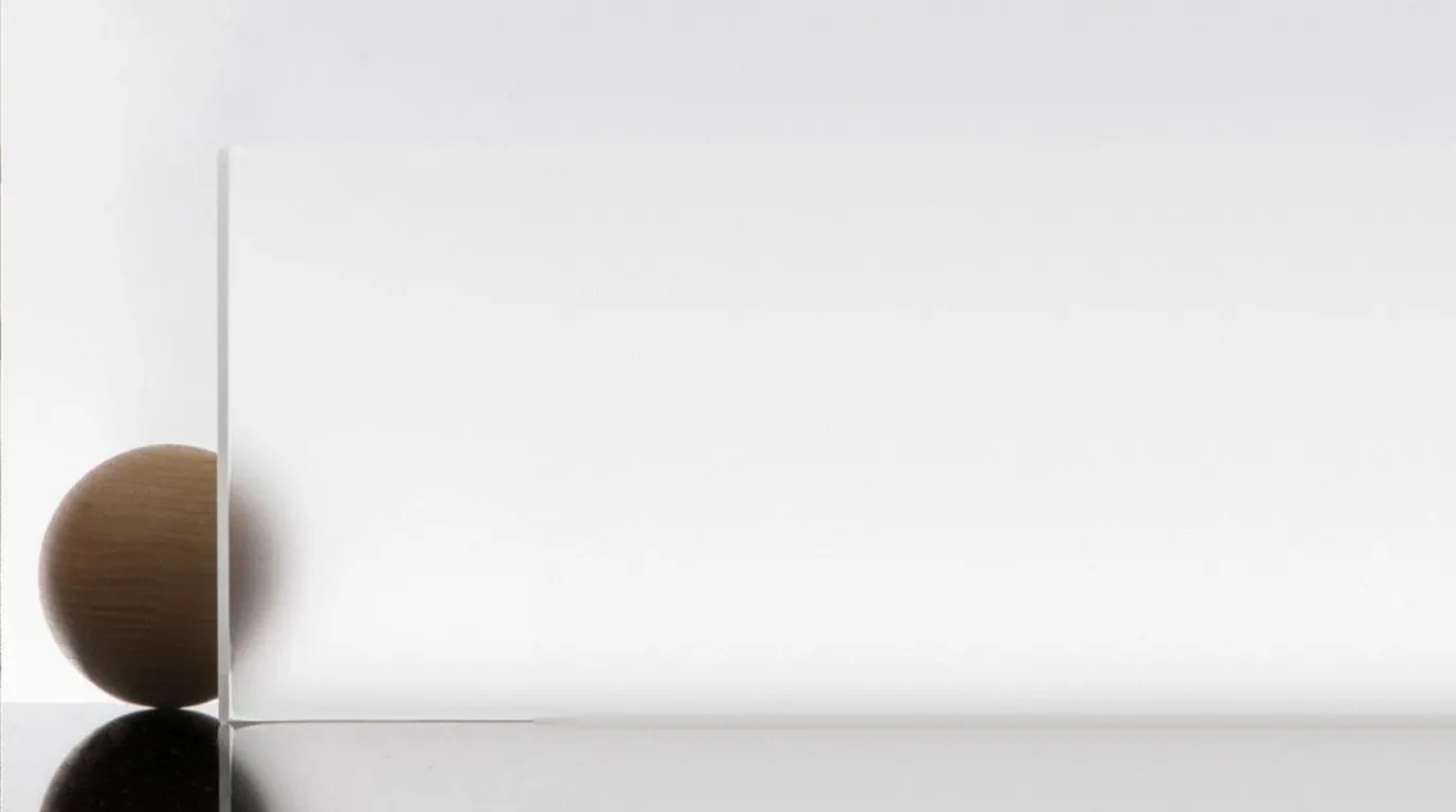 Frosted glass – clear and transparent