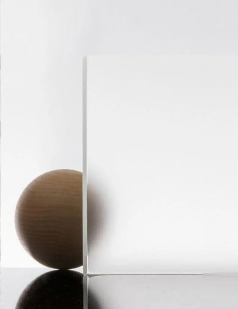 Frosted glass – clear and transparent